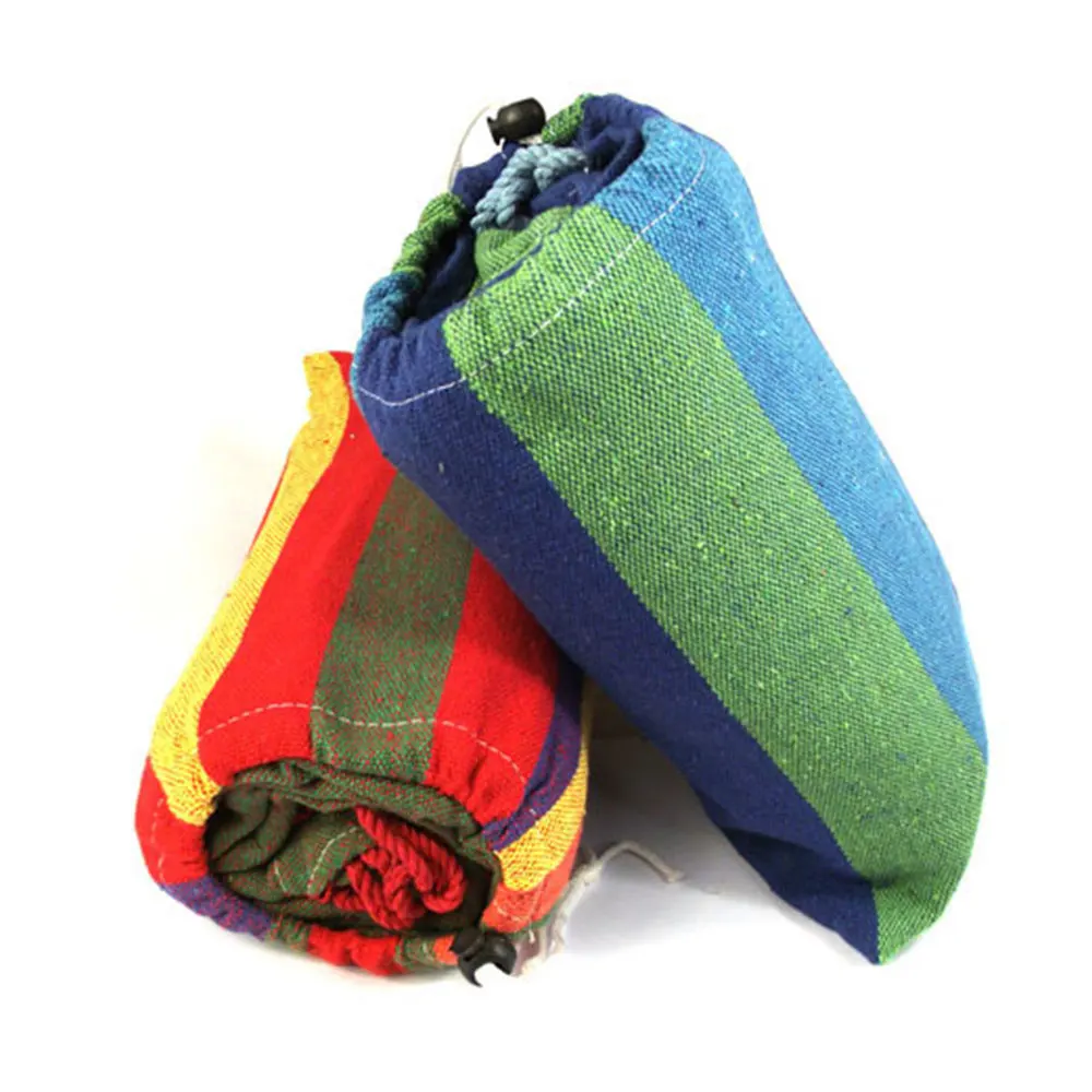 Hanging Hammock Strong 3 Colors Canvas Tent Explore Hike Swing Field Survival Camp Outdoor Leisure Picnic 280*100 Hanging Bed