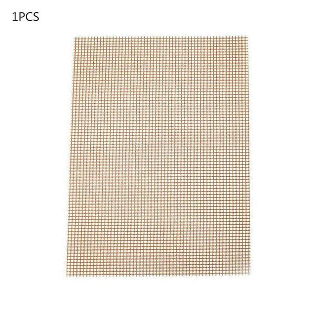 Barbecue Mesh Mat Reusable Heat Resistance BBQ Baking Net Pad Kitchen Cooking Smoker BBQ Mat Liner Accessorie Hot Sale