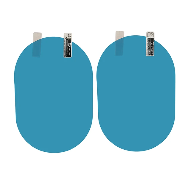 Car Rear Mirror Protective Film Anti Fog Window Clear Rainproof Rear View Mirror Protective Soft Film Auto Accessories 2 Pcs 4