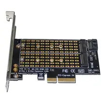 Adaptateur résistant à l'usure M.2 NVME/NGFF à PCI E 3.0 X4 SSD, carte d'extension pour PC, carte convertisseur