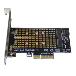Adaptateur résistant à l'usure M.2 NVME/NGFF à PCI E 3.0 X4 SSD, carte d'extension pour PC, carte convertisseur 