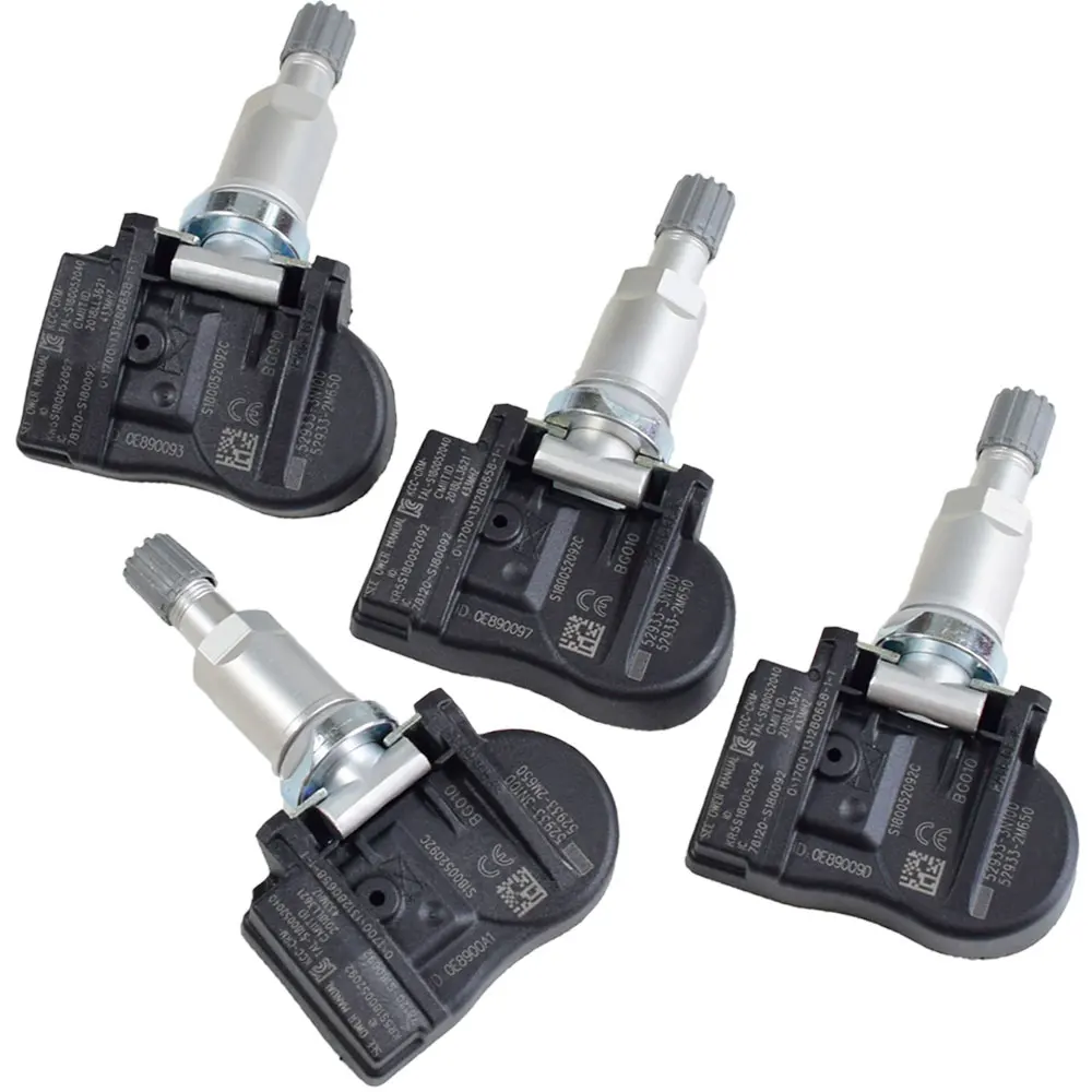4 шт. 52933-3N100 529333N100 автомобильный TPMS датчик давления в шинах для hyundai Accent Genesis Coupe Kia Sorento 433 МГц