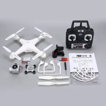 

SH5H 2.4G FPV Drone RC Quadcopter with 720P Wifi Camera Live Video Altitude Hold Headless Mode One Key Return VS Syma X5C