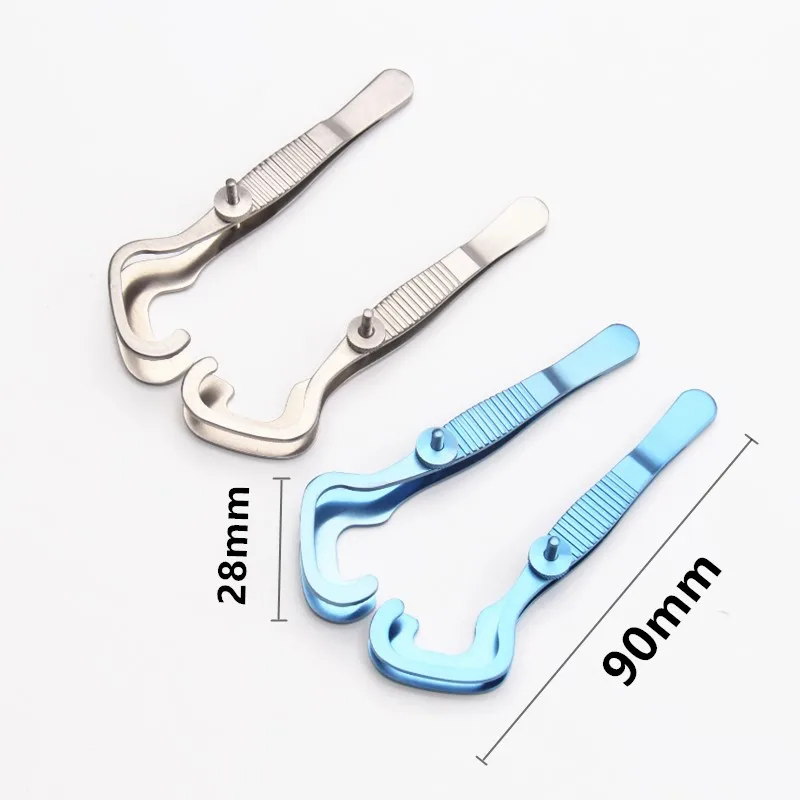 

1set Titanium/Stainless steel Chalazion Forceps 90mm surgical ophthalmic instrument