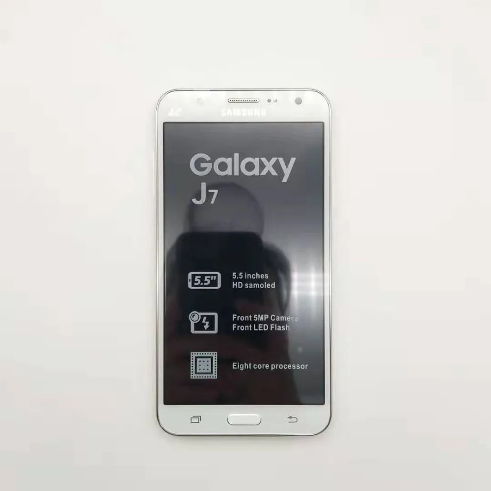 samsung Galaxy J7 разблокированный Duos GSM 4G LTE Android мобильный телефон Восьмиядерный с двумя sim-картами 5," 13 МП 1,5 ГБ+ 16 Гб отремонтированный
