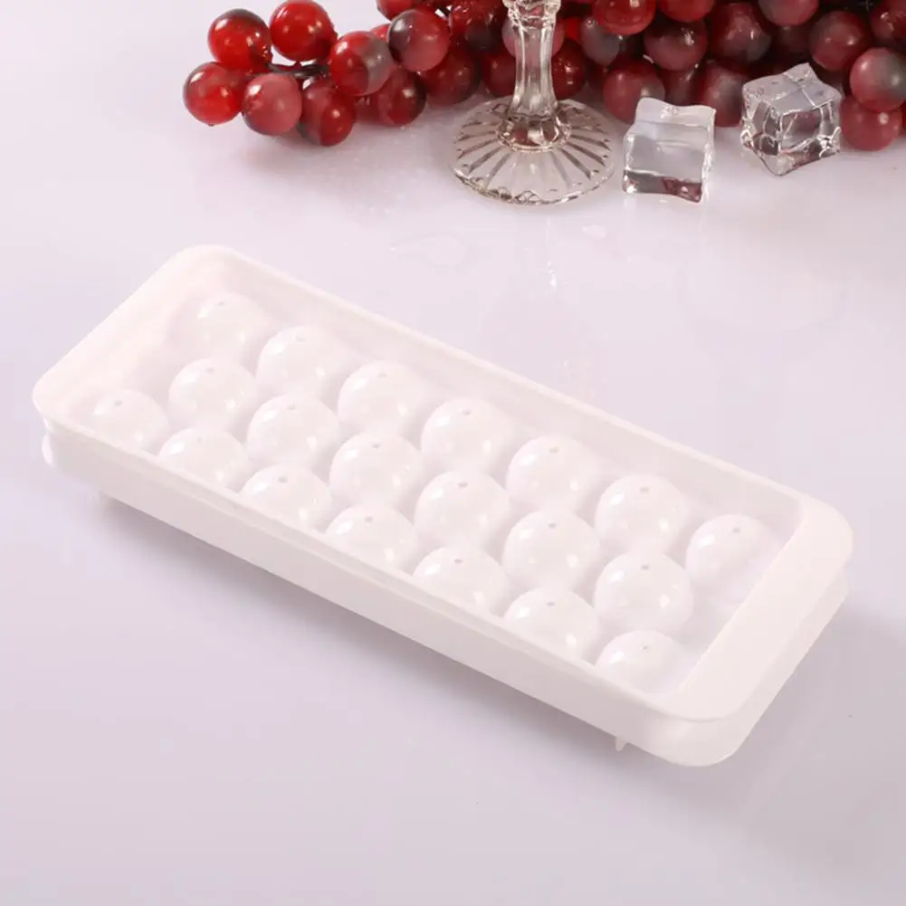 white IdealHouse 20 отверстий круглой формы для изготовления кубиков льда - Цвет: white