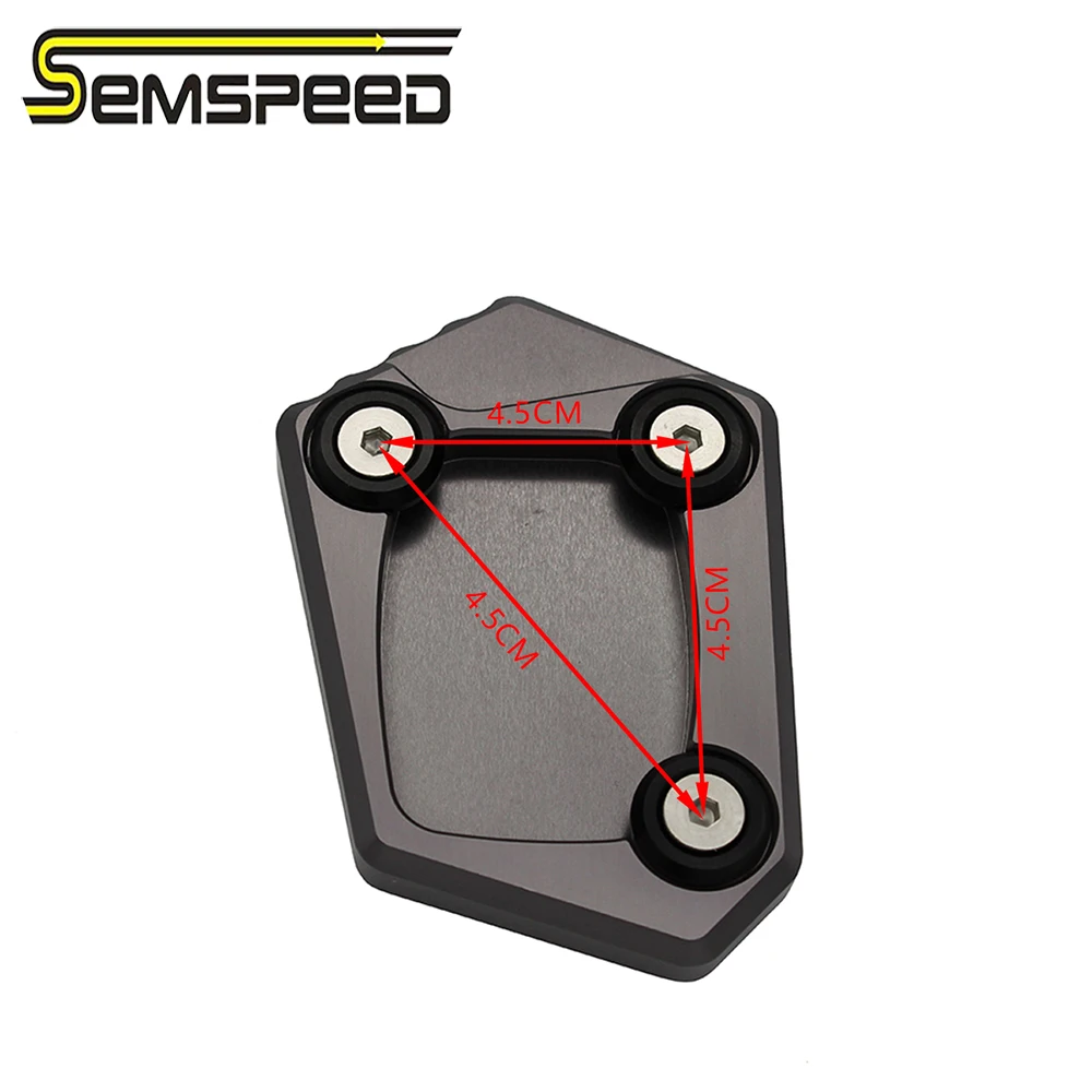 CNC Motorcycle For Honda Side Stand Enlarger Kickstand Extension Plate Pad CBR250 CBR300 CBR500 CB6