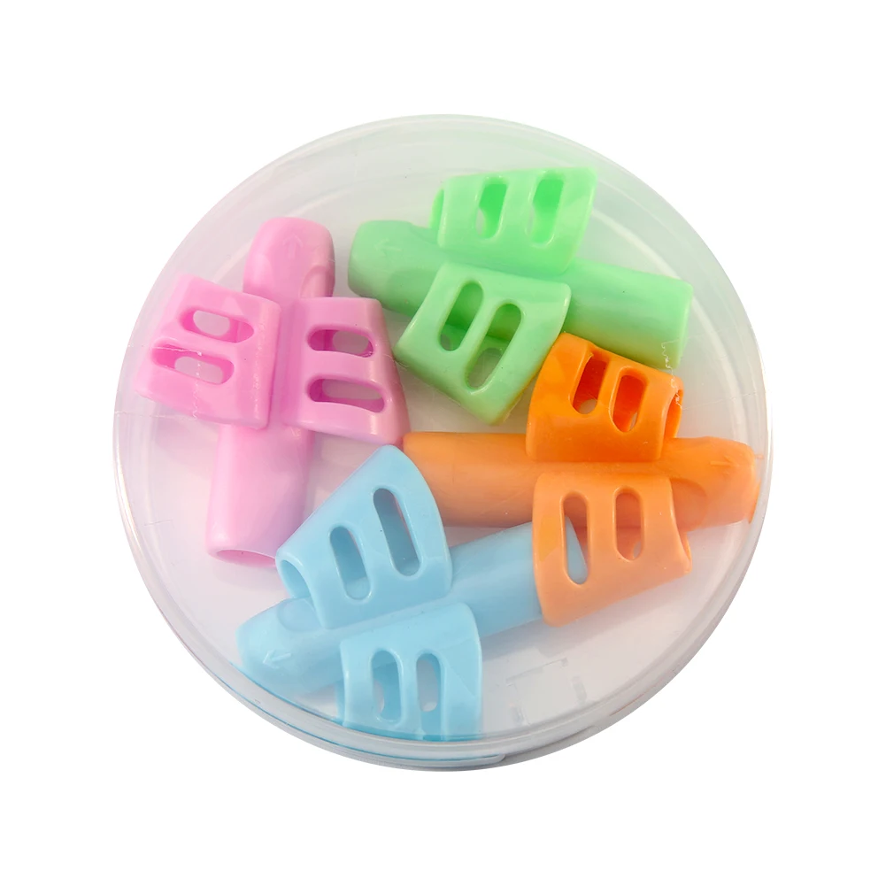 Практичный Держатель для карандашей резиновый прорезиненный два пальца ручка