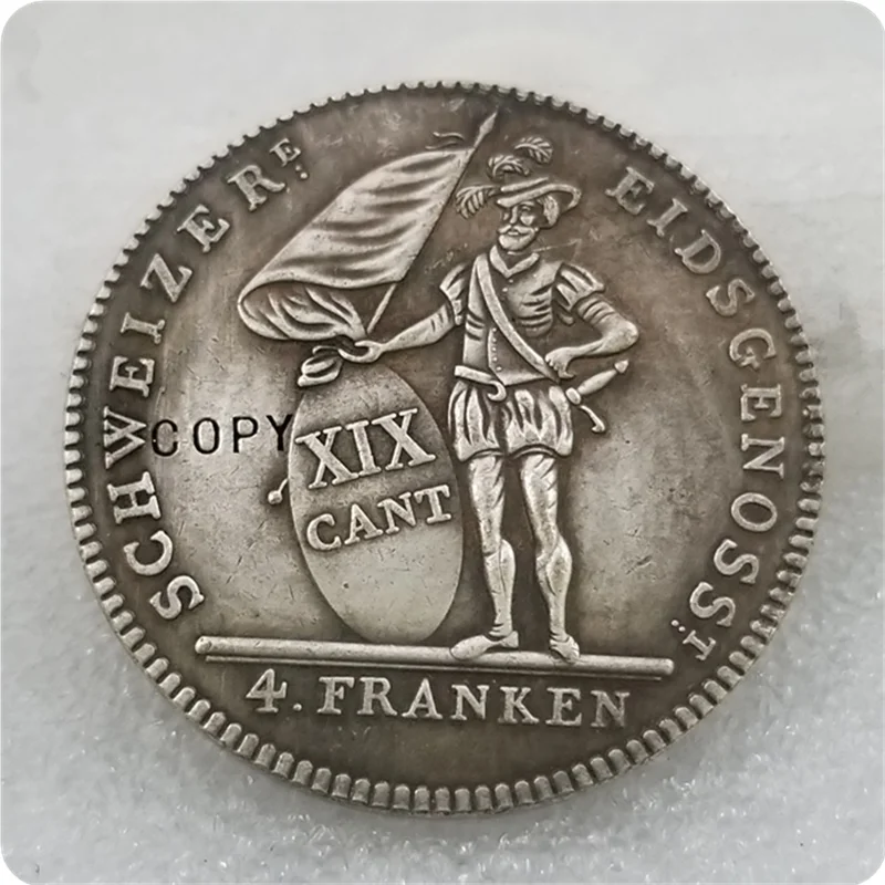 1813 Switzerland Solothurn Neutaler Серебряная копия монет