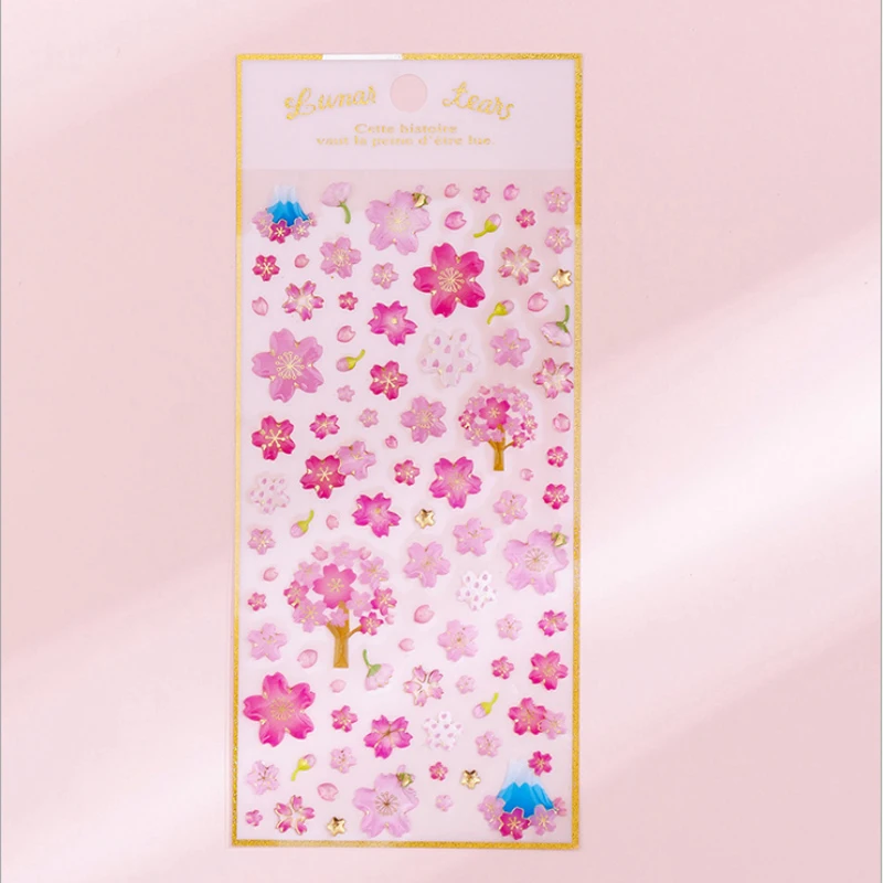 1 шт./партия Kawaii Girl Cherry Blossom серии эпоксидные наклейки-кристаллы украшения Скрапбукинг DIY стикер канцелярские принадлежности - Цвет: Cherry tree