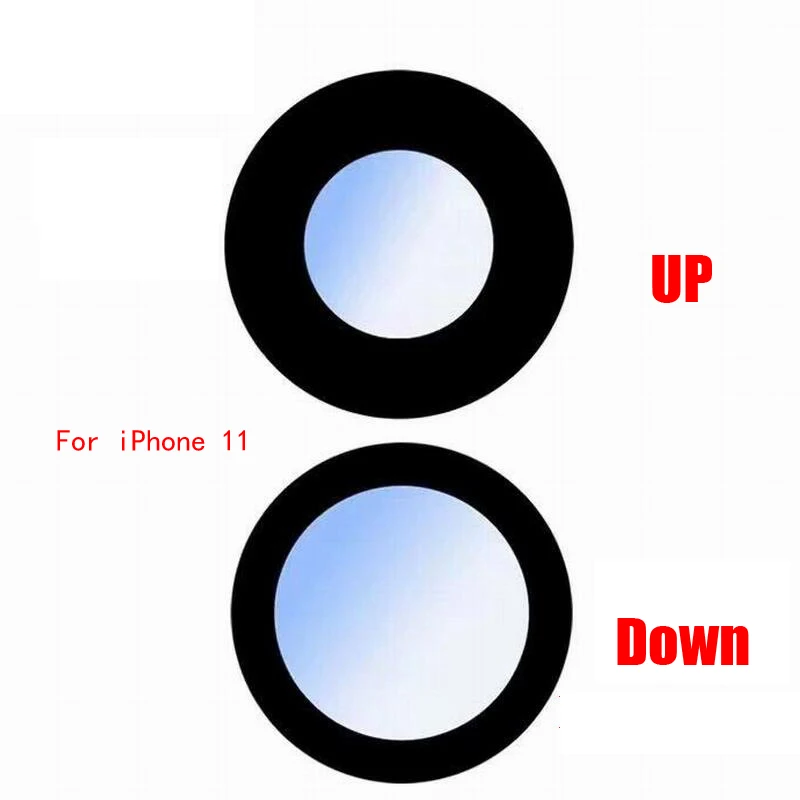 ZONBEMA 10 шт. для iPhone 6 6S 7 8 11 Pro Plus X XR XS Max задняя камера стеклянный объектив с наклейкой