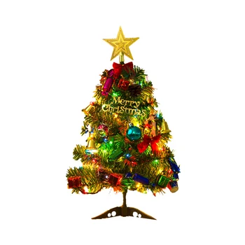 

Mini Christmas Tree Decor Decorative Desktop Artificial Small Pine Tree Festival Party Decor Tabletop Ornaments For New Year