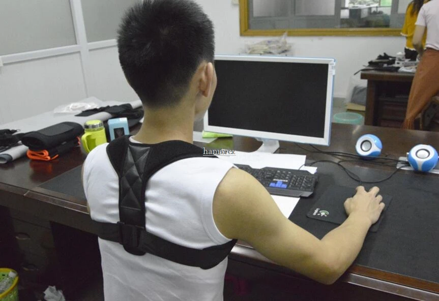 Высококачественный Корсет для взрослых Корректор Осанки Спины плеча поясничный корсет для поддержки осанки коррекция осанки для мужчин и
