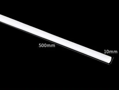 0.5-10mm White Round Stick ABS Plastic Model Toy Length 50cm Sand Table DIY Diorama Landscape Architecture Trains 17