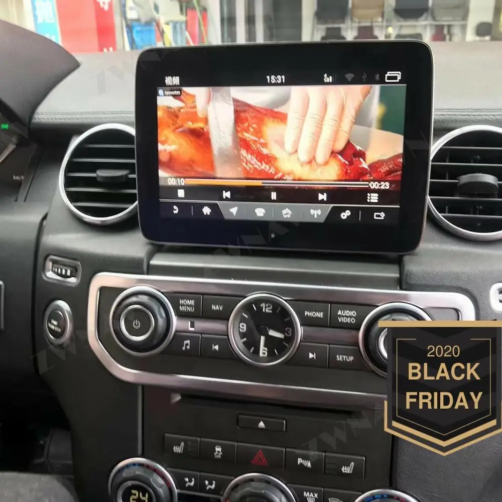 

Android 9.0 4GB+64GB Tesla Car Multimedia GPS Navigation For Land Rover Range Sport Discovery 4 L320 2Radio Video Audio Player