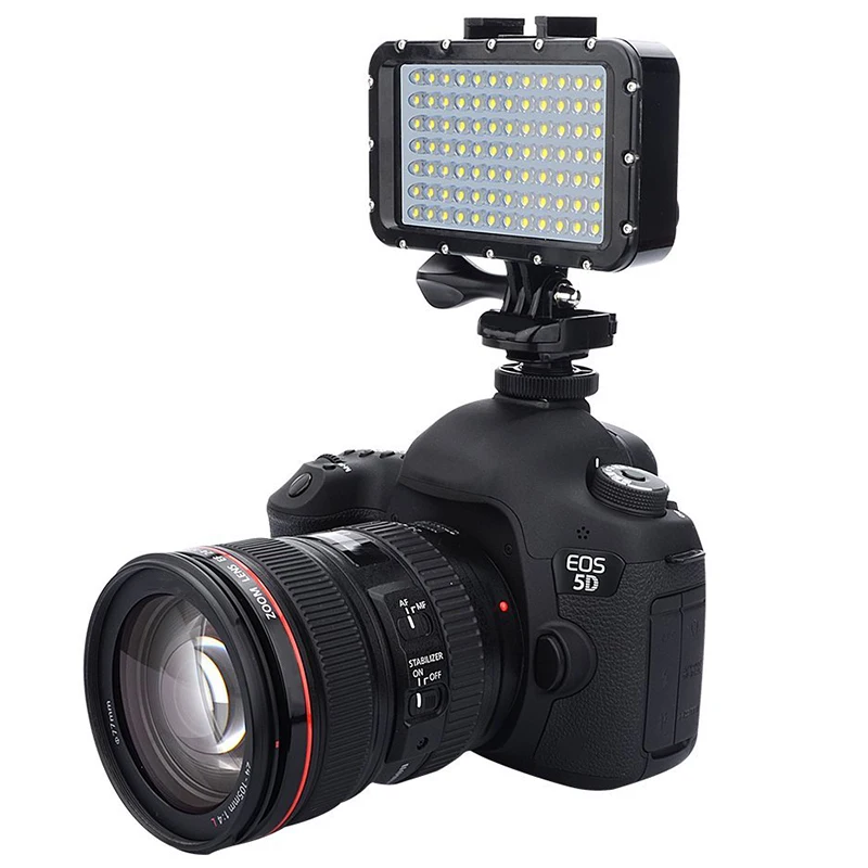 

ABKT-Mount Light Adapter Cold Shoe Mount Adapter for SLR Camera Gopro Camera Light and Other Action Cameras (2 PACK)