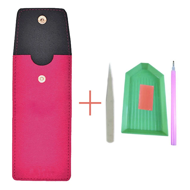 Три цвета сумки для хранения для алмазной вышивки распродажа инструментов 5D DIY алмазная живопись аксессуары сумка для хранения инструменты Органайзер - Цвет: Red Set