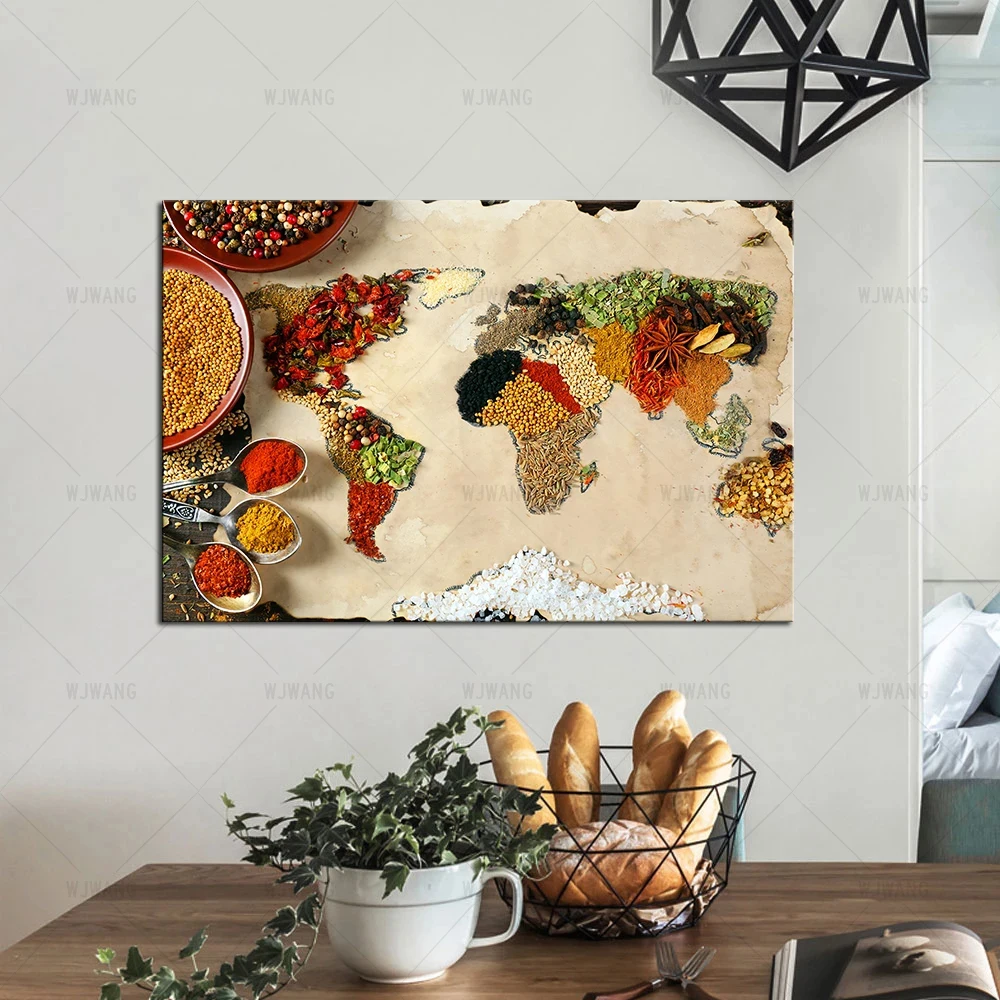 Quadro su tela Wall Art frutta e verdura fresca cucina poster e stampe  immagine a parete per cucina camera decorazione domestica - AliExpress