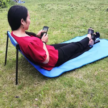 

Outdoor Folding Metal Chair Multicolor Yoga Mat Fashion Picnic Mat Fishing Camping Chair BBQ Stool Outdoor Furniture