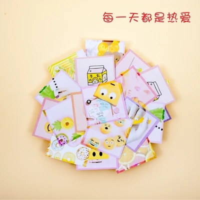 Милый блок стикеров для заметок в упаковке INS Memo Note Kawaii Sticky Note Diy Скрапбукинг наклейка Bullet Journal канцелярский школьный офисный блок - Цвет: 1