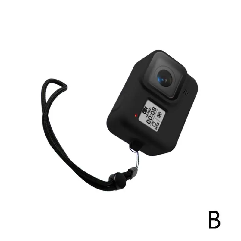 B Силиконовый чехол для Gopro Hero 8, силиконовый защитный чехол для Gopro 8, аксессуары для экшн-камеры - Цвет: B