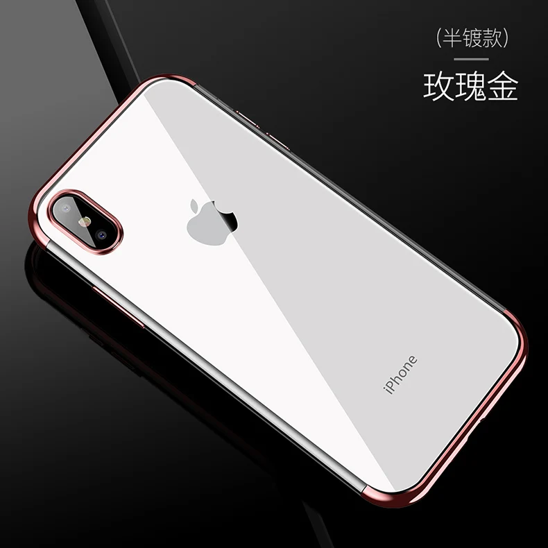 Цветной прозрачный противоударный чехол для телефона iPhone 11, 11Pro, X, XS, XR, XS, Max, 8, 7, 6, 6S Plus, Мягкий защитный чехол из ТПУ