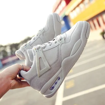 

2019 spring and summer Korean version of the air cushion sports shoes women's thick bottom increased wear female student shoes