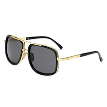 Новые модные солнцезащитные очки с большой оправой, Мужские квадратные модные очки для женщин, высокое качество, Ретро стиль, солнцезащитные очки Gafas Oculos, водительские очки