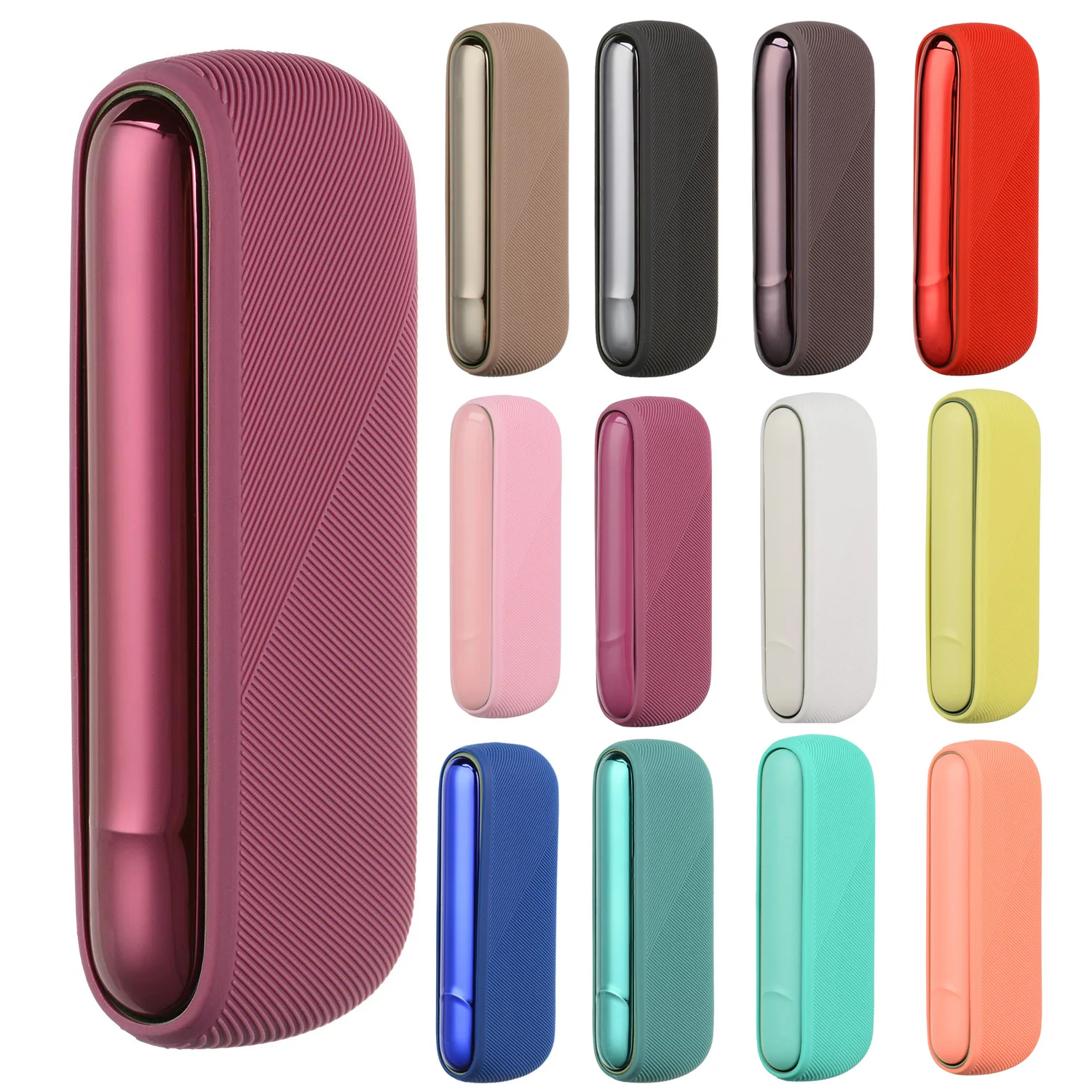 High-Quality Multicolor Silicone Protective Case with Door Cover