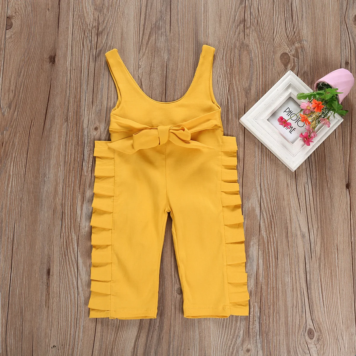 

JOYINPARTY 2019 new Girl Jumpsuits Toddler Kid Girl Ruffle Strap Bib Pants Romper Jumpsuit Playsuit Clothes 0-5T