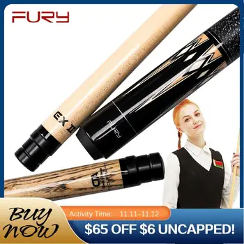 

2019 FURY DL Pool Cue Stick Kit Billiard Cue 11.75mm/12.75mm Tips Maple/Ash Two Shafts Technology 10 Pieces Professional Billiar