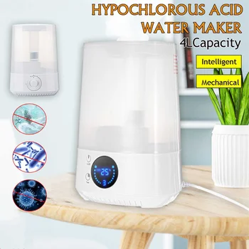 

4L Hydrogen Water Disinfection Liquid Electrolytic Generator Sodium Hypochlorite Making Machine Automatic Humidifier Spray 40W