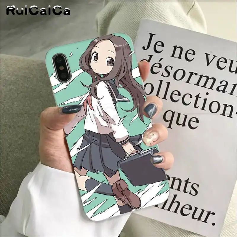 A9 RuiCaiCa karakai jouzo no takagi san Новинка чехол для телефона Fundas чехол для iPhone 11 pro XS MAX 8 7 6 6S Plus X 5 5S SE XR чехол - Цвет: A9