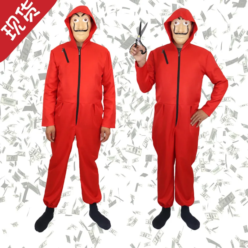 

Halloween Paper sha wu Dali Red Onesie Clown Suit Cosplay Wholesale Currently Available