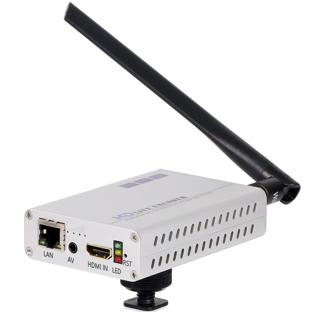 URay HEVC H.265 H264 беспроводной HDMI+ CVBS AV видео потокового кодировщика IPTV кодировщик HD+ SD видео Live кодировщик WiFi с PAL NTSC