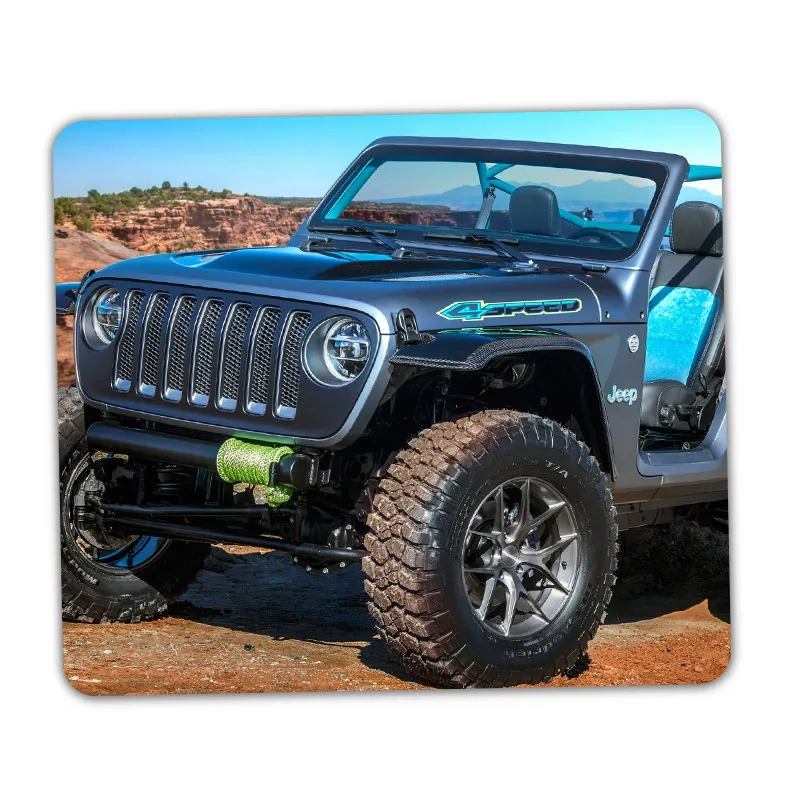 24*20 см автомобильный коврик для мыши Jeep Коврик Противоскользящий резиновый коврик для мыши для ноутбука компьютер планшет ПК Коврик для оптической мыши