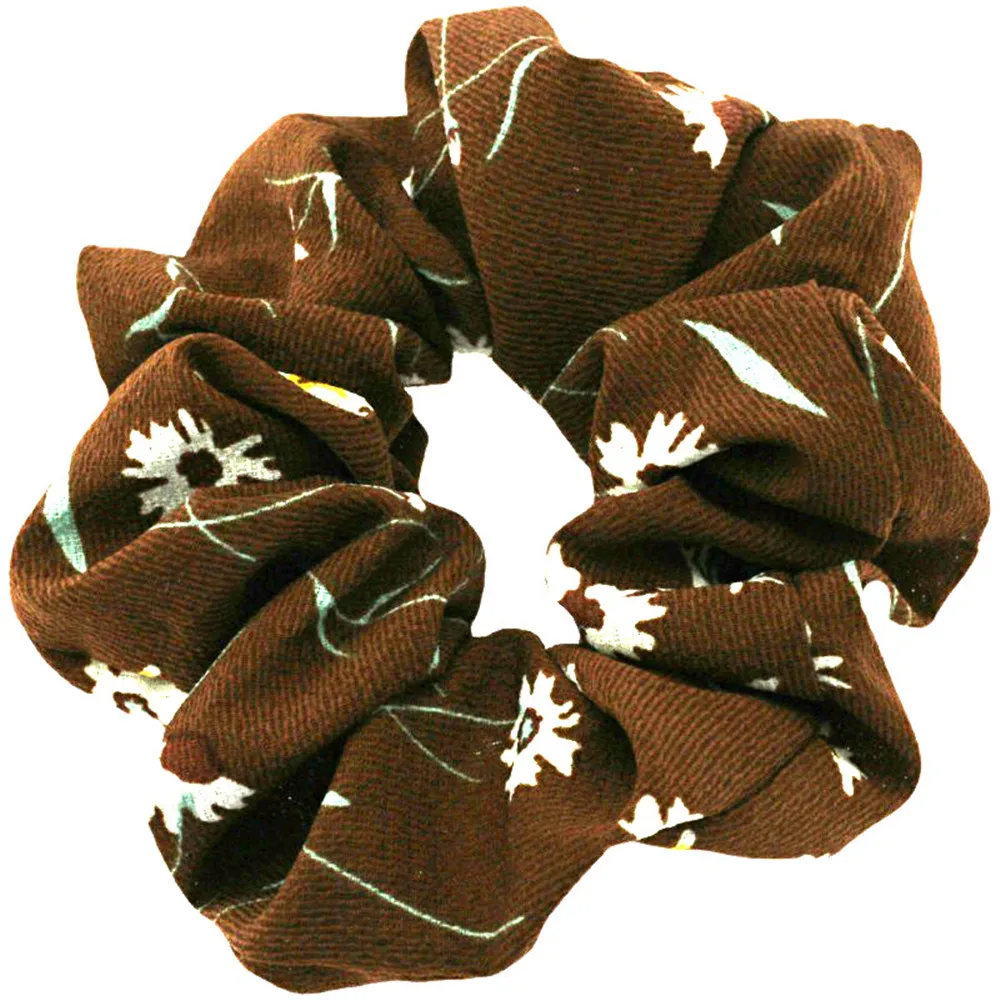 Новые модные Scrunchies Для женщин резинки для волос для девочек Головные УБОРЫ МИЛЫЙ хвост держатель резинка для волос с принтом женские аксессуары для волос - Цвет: 10