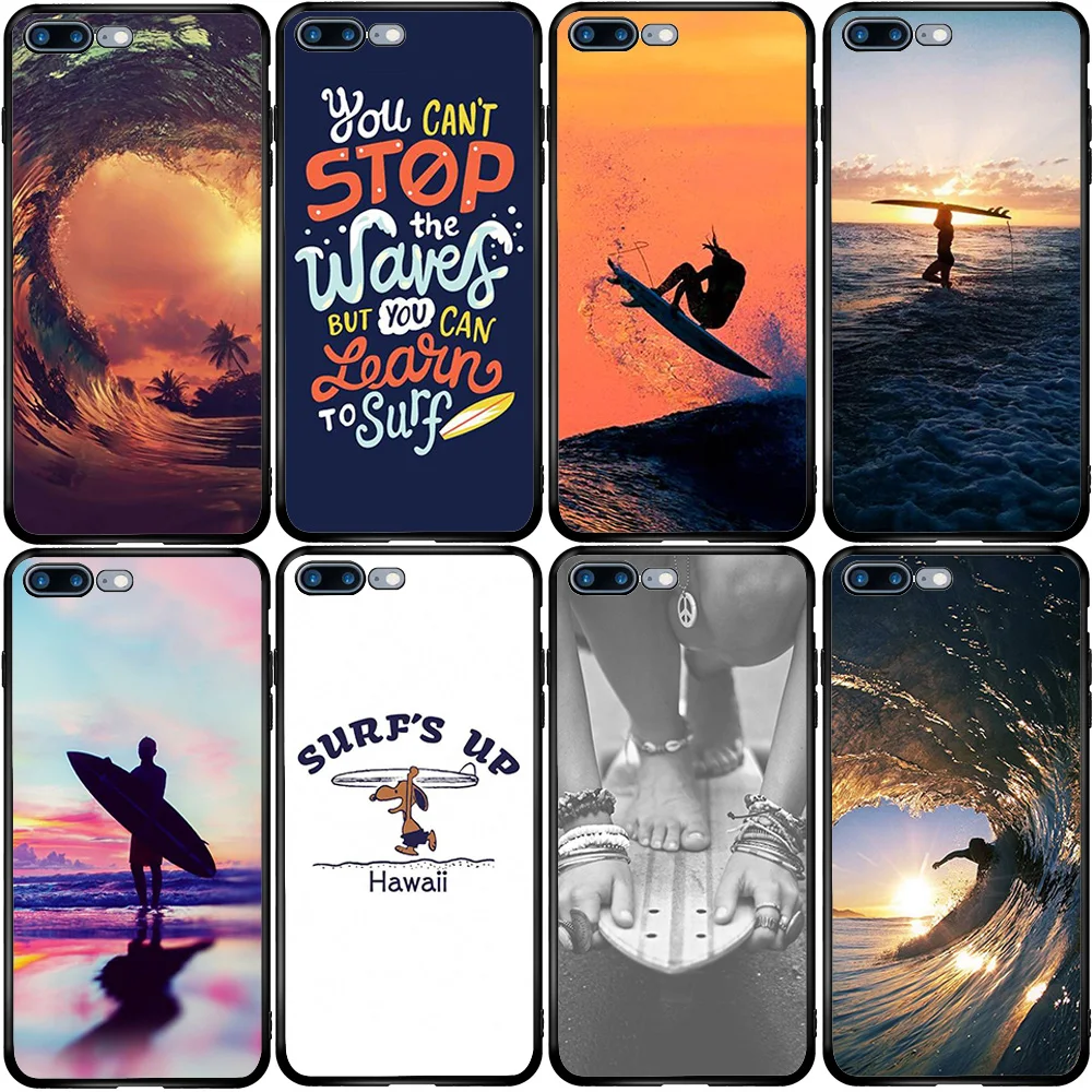 Cover Case for Xiaomi Redmi Note 10 9 9S 9A 8 8T 7 6 7A 6A 5A 5 A1 A2 A3 Pro Max Plus Научитесь заниматься серфингом |
