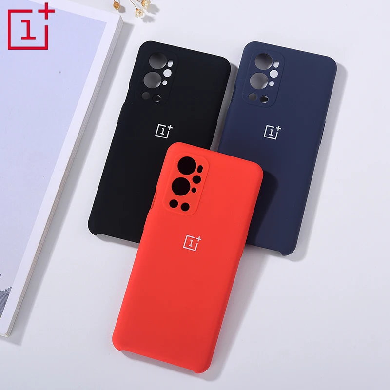 Оригинальный мягкий чехол Oneplus 9 Pro из жидкого силикона для защиты объектива