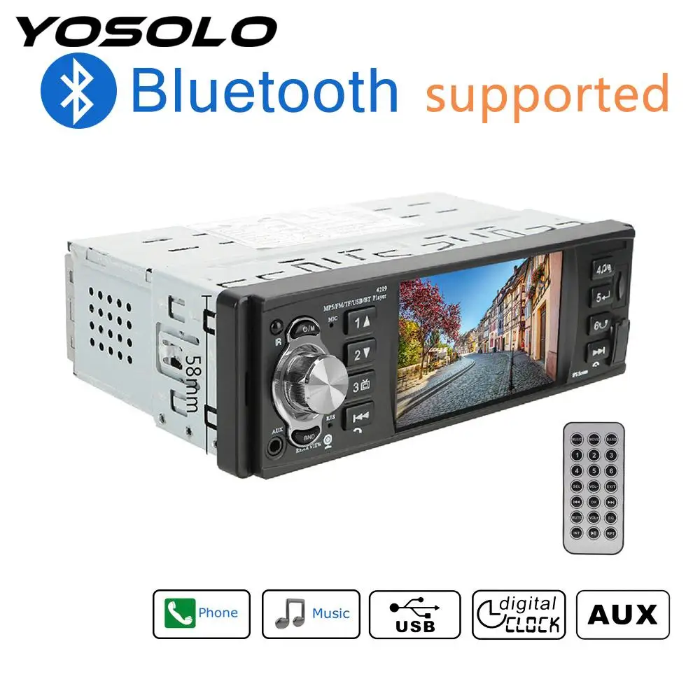 MP5-плеер с поддержкой Bluetooth 4 2 автозапчасти автомобильный радиоприемник 1 Din