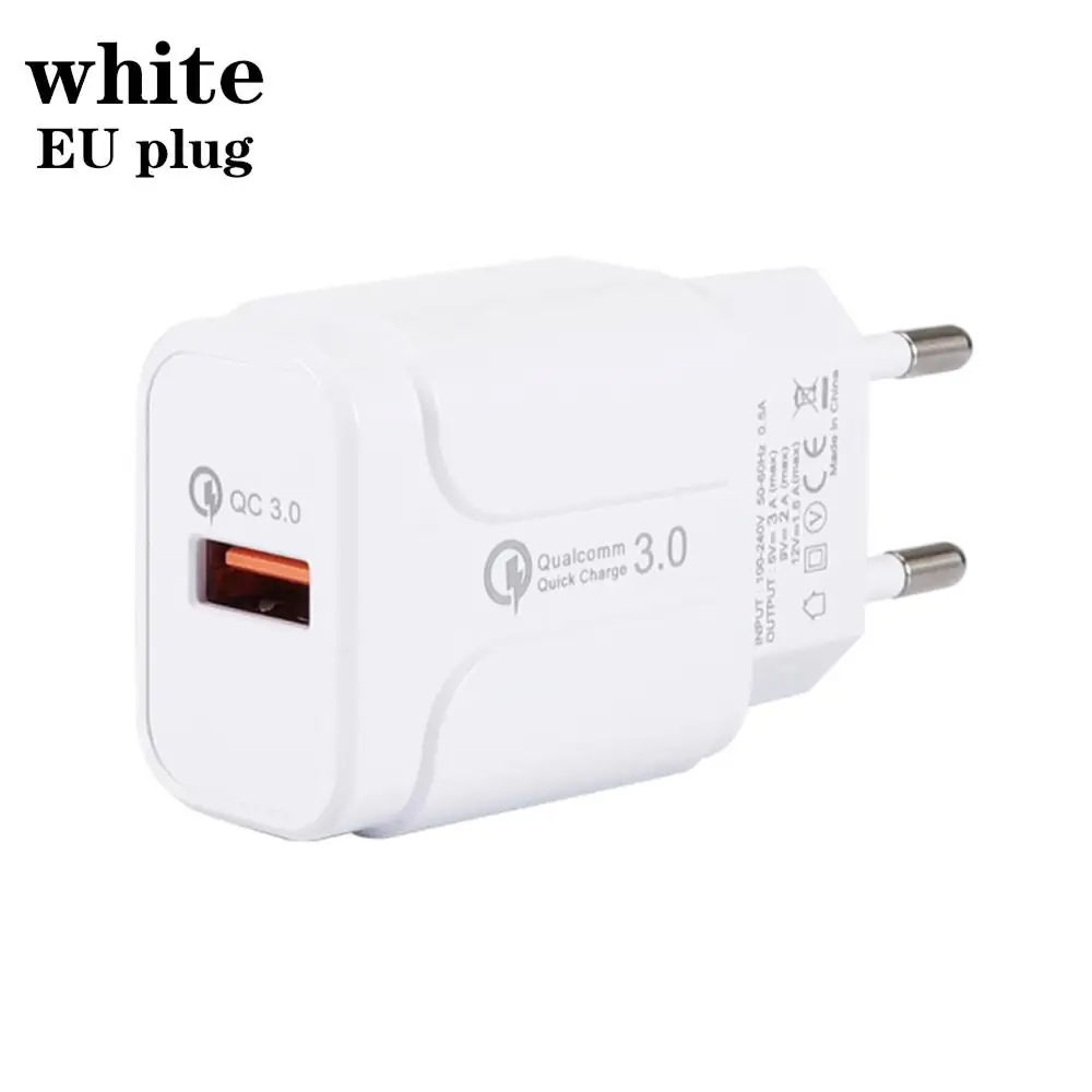 QC3.0 EU Qi Беспроводной Зарядное устройство Подставка Quick Charge 2,0 Qi Беспроводная зарядка Зарядное устройство в качестве мобильного телефона Подставка Поддержка для samsung Galaxy S9/8/7/Vista IPhone X/8 - Цвет: QC3.0 EU