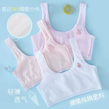 

Summer Hot Sales Development Period Small Vest Non-Steel Ring Bra Young STUDENT'S Early Big Boy Children GIRL'S Underwear Thin