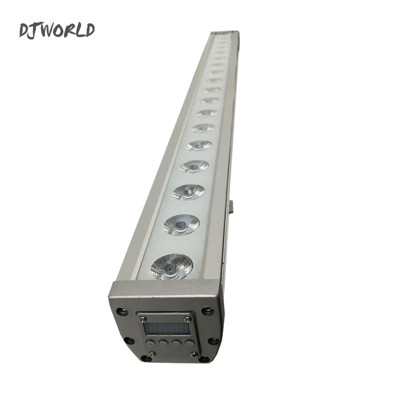 Djworld водонепроницаемый мыть настенный светодиодный светильник 18x12 Вт rgbw4в1 сценический эффект свет открытый для атмосферу диско DJ открытый воздух музыка концерт