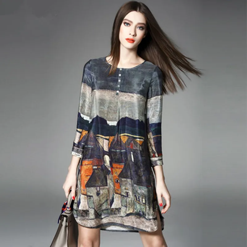 

Boollili 2020 New Summer Women Hot Selling Dress The European And American Fashion Dresses Elegant Loose Daily Dress O-Neck