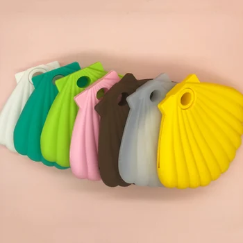 

5Pc Mask Shell Storage Box Student Portable Storage Silicone Dust Bag Organizing Temporary Storage Folder Bag