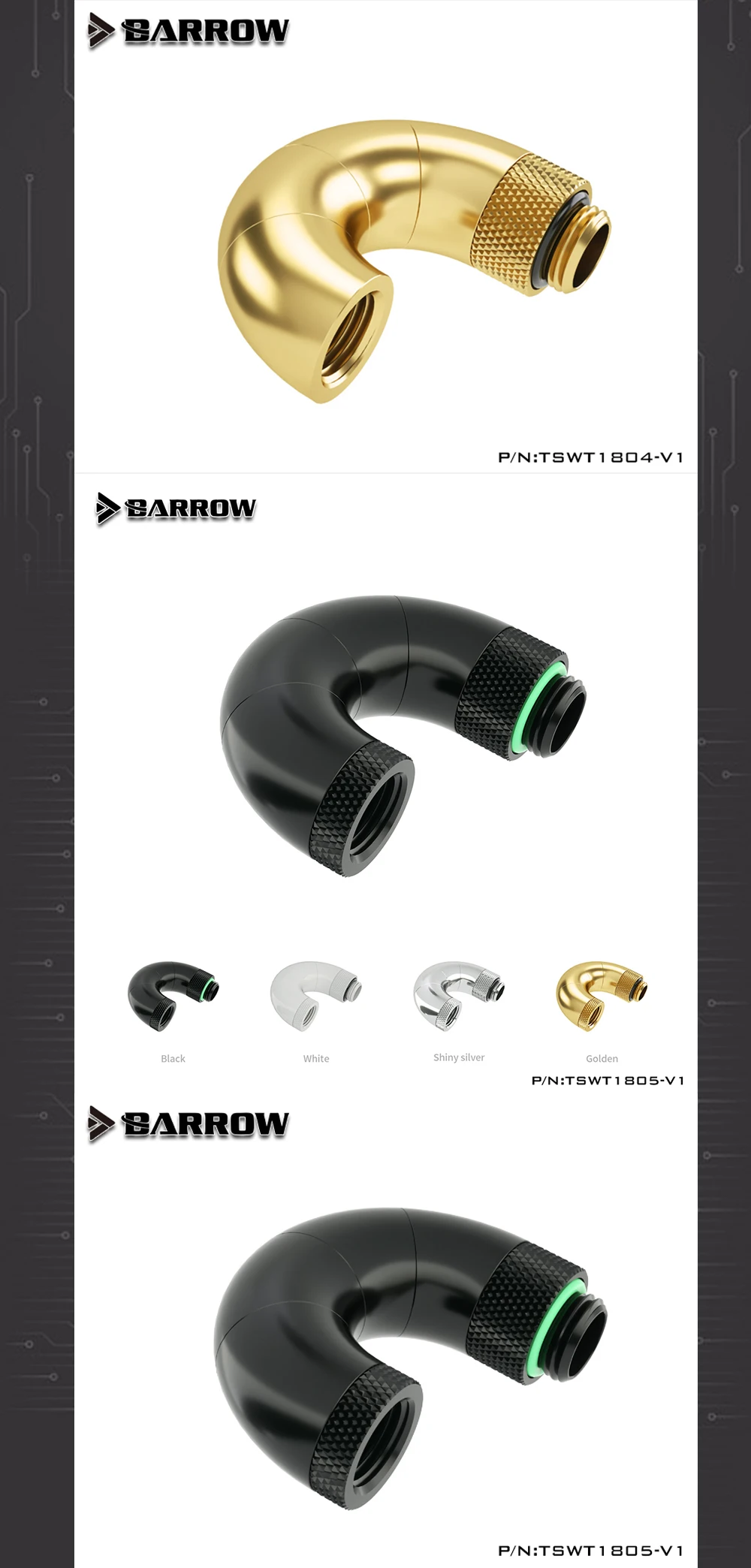 Adaptador Rotativo de Barrow para Refrigeração de