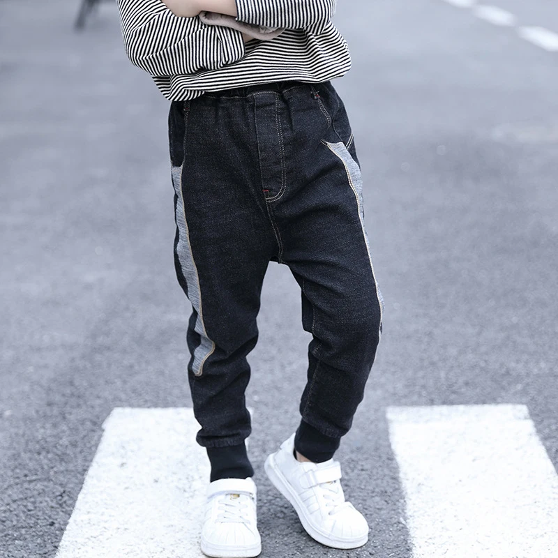  IENENS Children Boy's Stretch Jeans Haren Pants Kids Baby Boy Denim Long Pants Clothing Toddler Boy