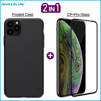 

Nillkin 2-in-1 Phone Frosted Case + Screen Protector for iPhone 11 /11 Pro /11 Pro Max Full Cover Tempered Glass for Apple 11