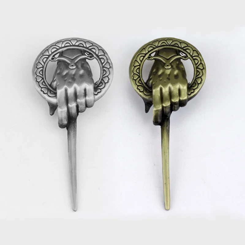 

A Song of Ice And Fire Power of the Game of Throne King Hands Badge Brooch Foreign Trade Wholesale