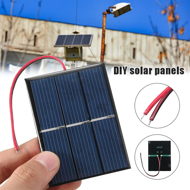 Mini epoxy solar panel monocrystalline 85X60 mm